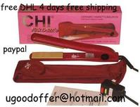 wholeslae Farouk CHI 1'Ceramic Flat Iron pink dazzle,paypal and DHL 4 days delivery
