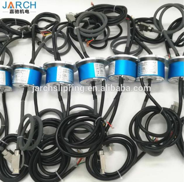 Industrial Ethernet Bus Slip Rings for HDMI Coaxial Signal 