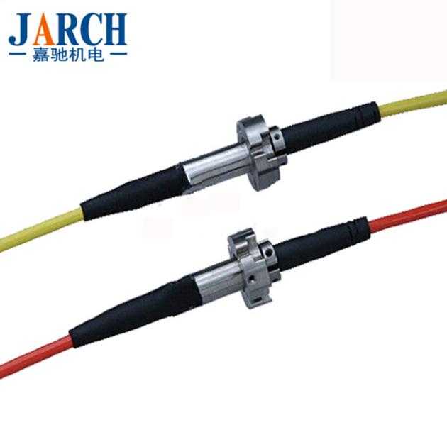 High frequency high quality wire mesh slip ring rotary joint electrical connector fiber optical rota