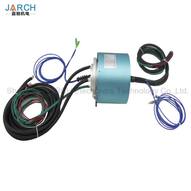 2 channels fiber optical rotary joint forj Electro Optical Slip Ring for encoder servo motor signal 