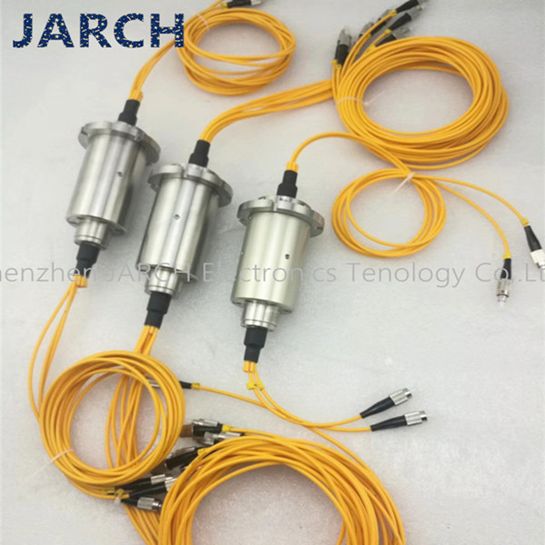 Low speed Single mode Dual Fiber SC LC FC ST Connector FORJ Fiber Optic rotary joint 