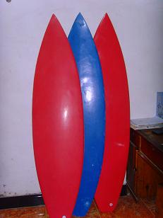 Epoxy resin/ Fiberglass surfboard
