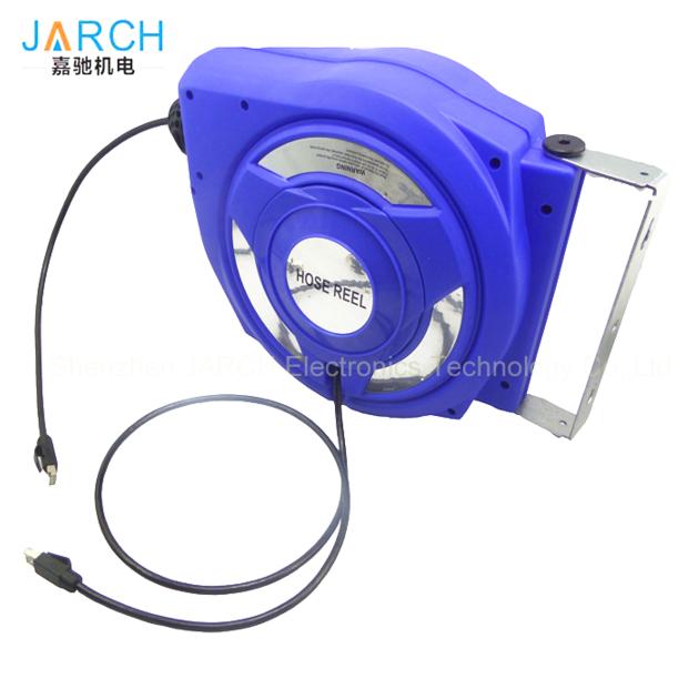 JARCH Retractable USB cable reel Cat5 ethernet network cable reel, Cat6 Ethernet cable reel