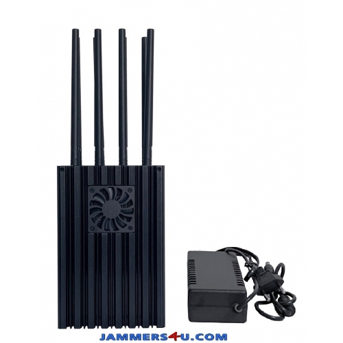 CT-1080H-DJ Pro Anti Drone FPV RC WiFi GPS 68W Jammer up to 600m