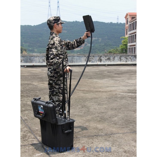 CT-3076B-UAV 6 Bands Portable Anti-Drone Jammer up to 2000m