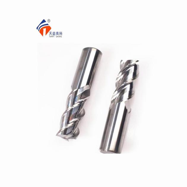 Carbide 3 Flute End Mill For Aluminum