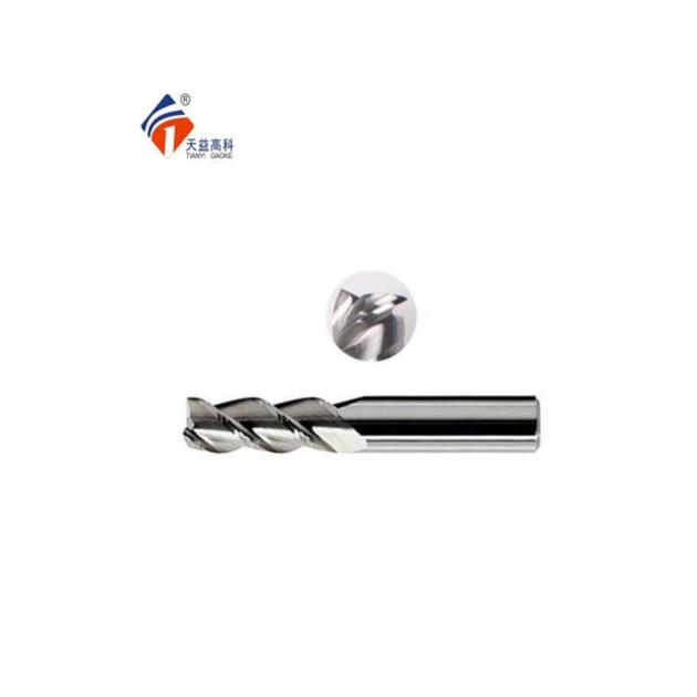 Carbide 3 Flute End Mill For