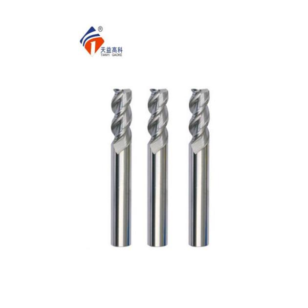 Carbide 3 Flute End Mill For