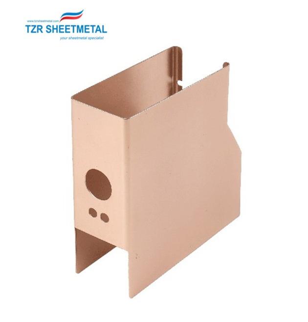 Custom make high precision brass sheet metal fabrication aluminum metal box fabrication
