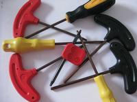 Allen key with T type wrench