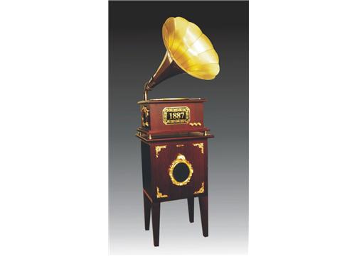 antiqued phonograph