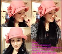 wool felt ladies cloche hats