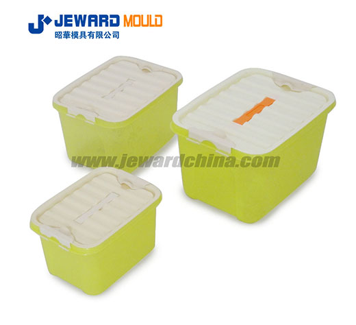 STORAGE BOX WITH HANDLE & LOCK MOULD DETAILS