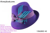 slanted ladies fedora hat