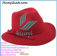 mens red wide brim fedora hats