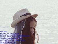 ladies paper summer fedora straw hat