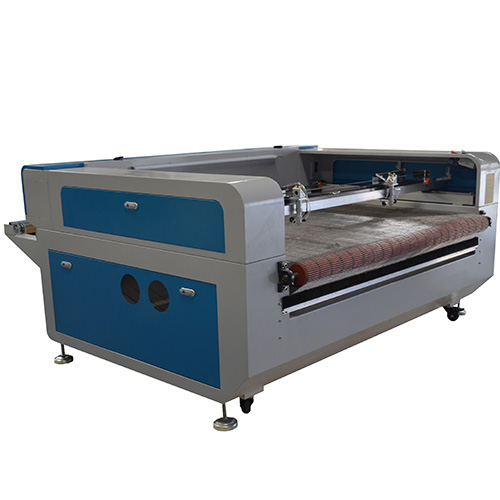 Affordable CNC Co2 Laser Cutter with double-head for Fabric/cloth/leather