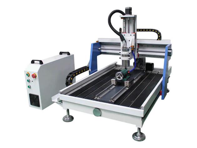 Best Selling Tabletop CNC Router Machine For Aluminum Metal with 4th Rotary Axis