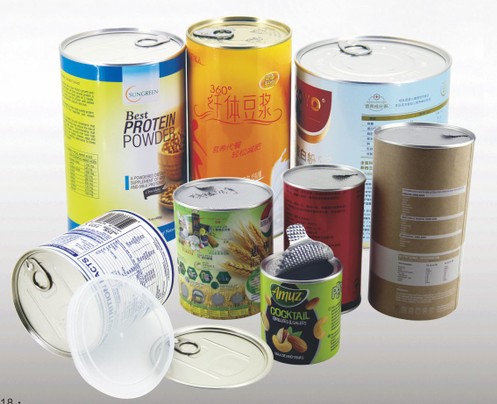 Food Safety Packing Paper Composite Can
