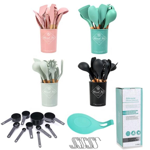 Heat Resistant Silicone 24Pcs Utensils Set