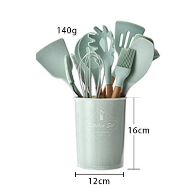 Heat Resistant Silicone 24Pcs Utensils Set