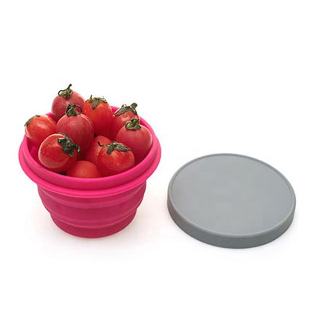 Wholesale Travel Portable Silicone Folding Bowl