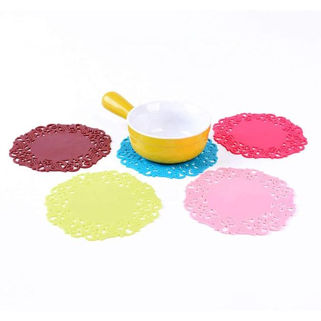 Wholesale Promotion Round Soft Coaster Waterproof