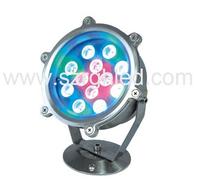 12W LED underwater light/IP68/RGB Colorful