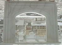 marble fireplace