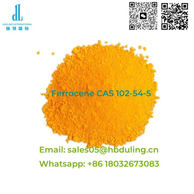 Factory Supply Ferrocene CAS 102-54-5 C10H10Fe with Good price