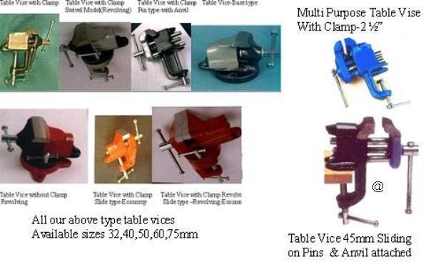 Table Vice various type mini size