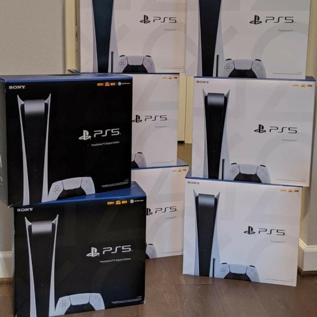 Affordable PS5 In Stock || Wholesale For PS5 Original 1TB 2TB Console, 5 GAMES & 2 Controllers