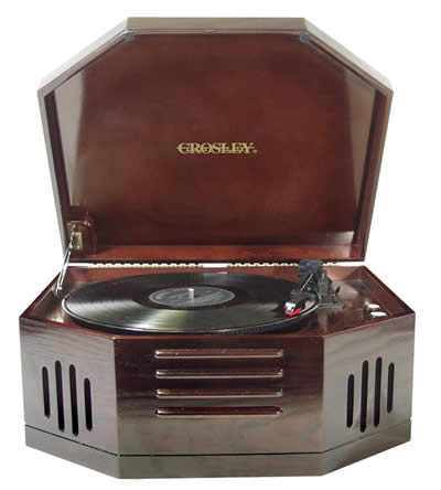 antiqued gramophone