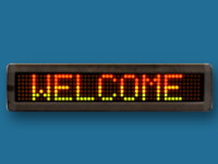 indoor and semi-outdoor moving sign