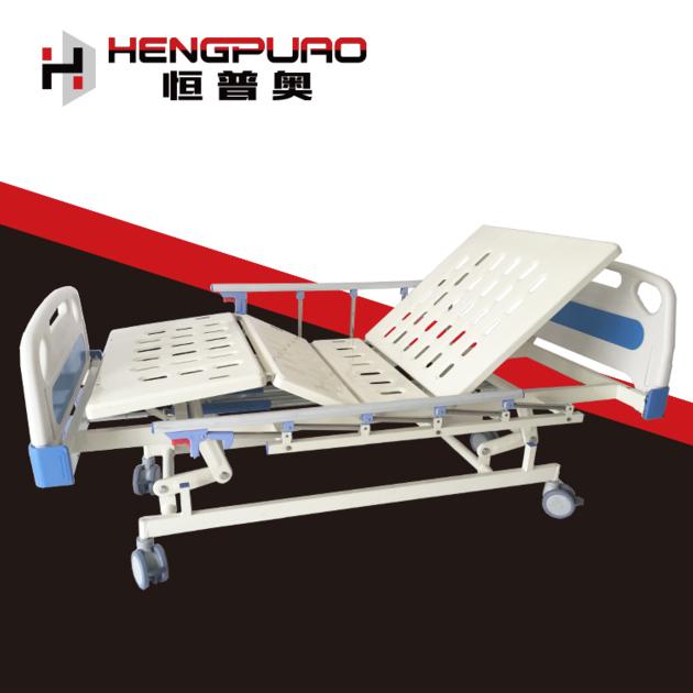 3 cranks manual hospital bed for sale