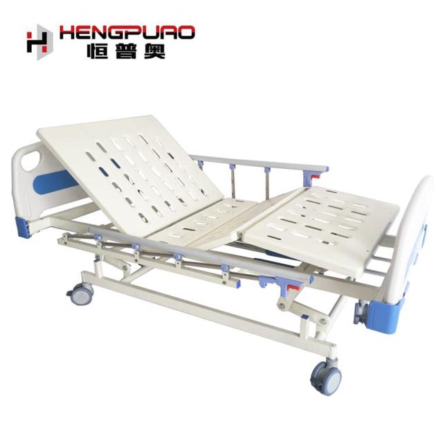 3 Cranks Manual Hospital Bed For