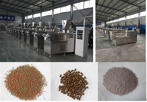 Float fish feed extrusion machine