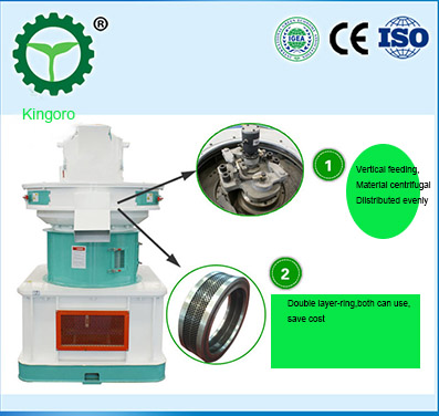 Vertical Ring Die Wood Pellet Machine