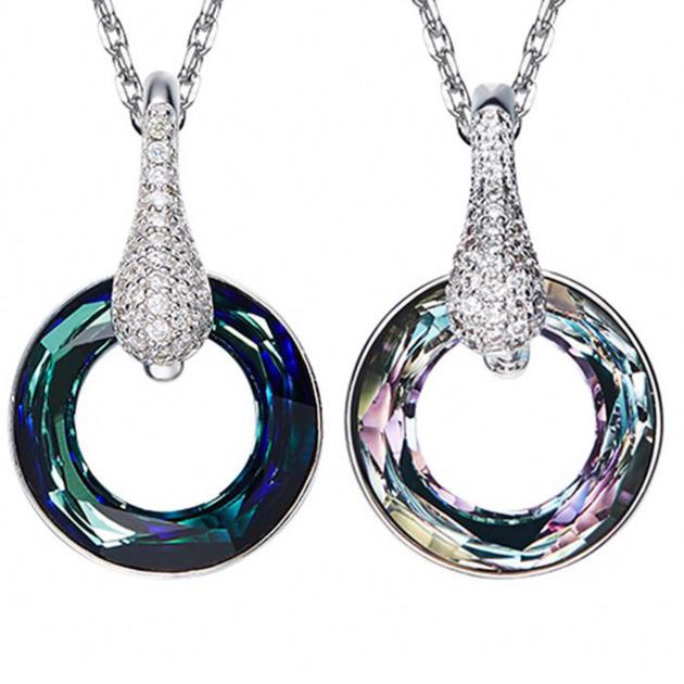 Lapis Lazuli Customized Necklace Rhodium Plated