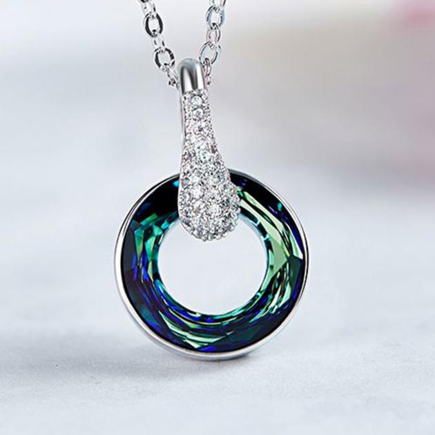 Lapis Lazuli Customized Necklace | Rhodium Plated Necklace Manufacturing | Jewelries Wholesale Ladie