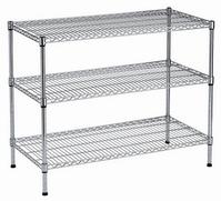 Zinc plated wire shelving