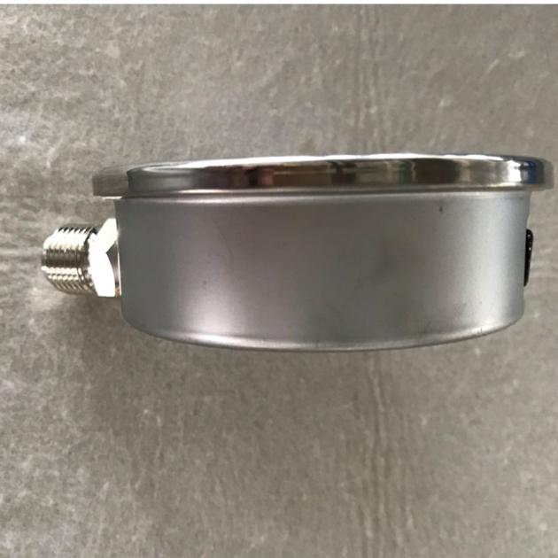 100mm Polished Case Glycerin Pressure Gauge
