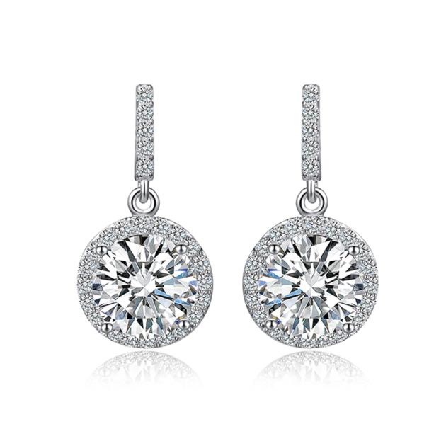 Sterling Jewelrys | Halo Stud Earrings | Wholesale Body Jewelry