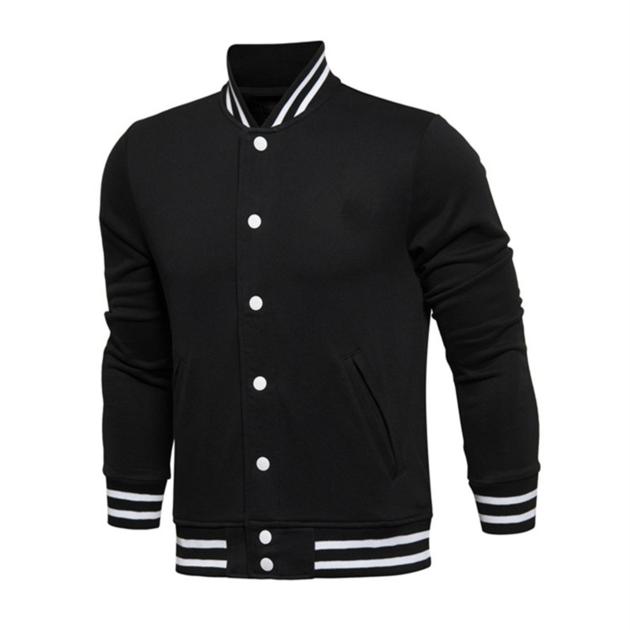 Hot Custom New HIgh Quality Cotton Color block Men Blank Varsity Baseball Track Bomber Jacket