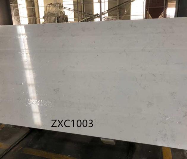 China Carrara Marble Like Quartz Slab