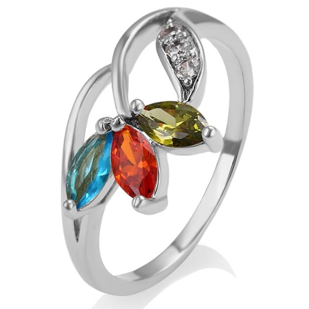Ruby & Blue Topaz & Peridot Rings | Customized Jewelry Manufacturer | 925 Sterling Silver