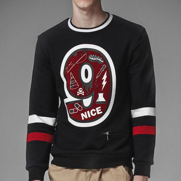 Wholesale Logo Printed Cotton Mens Crewneck Oversized Sweatshirts