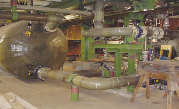Fiberglass reinforced plastic pickling/ chemical tank 
