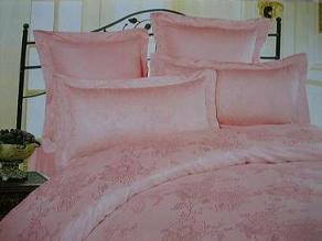 a bed set with 6 pcs jacquard