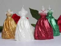 wedding dress candle